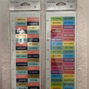 TŪL Brand Planner Stickers
